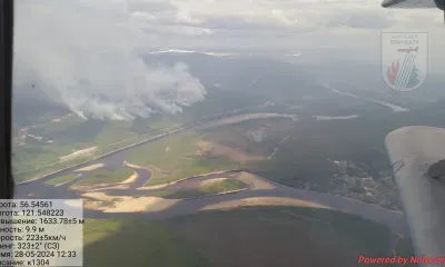 Огонь с сопки в амурский поселок не пустят минерализованные полосы