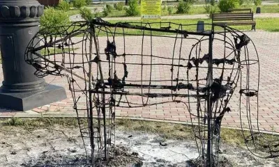 Полиция задержала возможного вандала-поджигателя в Благовещенске