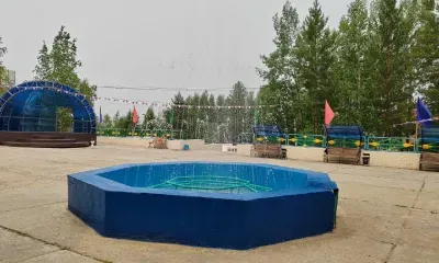Фонтан к юбилею БАМа заработал в амурском поселке