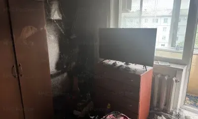 Квартира загорелась из-за оставленного без присмотра утюга