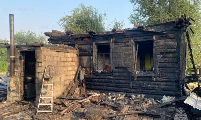 Страшный пожар уничтожил дом многодетной семьи в Свободном