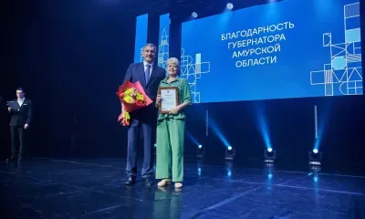 Награды вручили строителям Приамурья в преддверии праздника