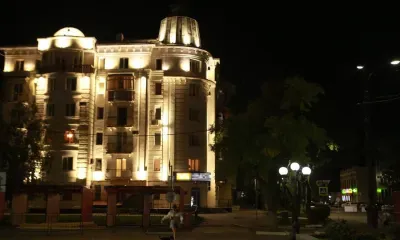 Яркости добавили некоторым домам Благовещенска