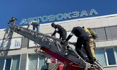 Тренировка с участием силовиков прошла на автовокзале Белогорска