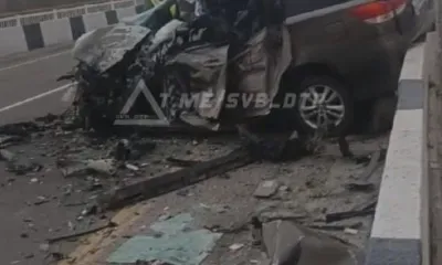 Жесткое ДТП случилось на автодороге "Амур", образовалась пробка