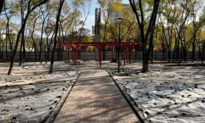 Открытие сквера в Благовещенске сдвинулось из-за краж