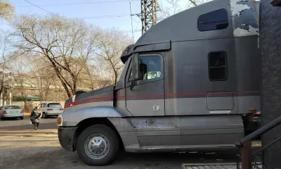 Большегрузам запретили ездить по дорогам Благовещенска