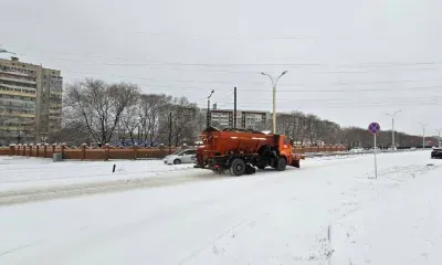 Первый серьезный снег выпал в Благовещенске