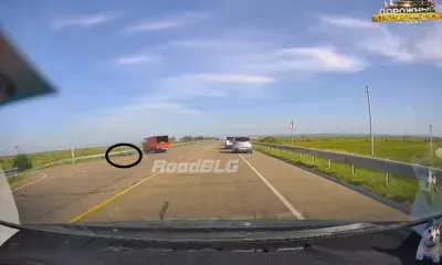 На видео попали последние секунды жизни мотоциклиста