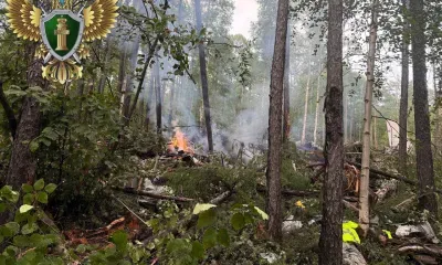Фото с места крушения Ан-24 в Приамурье показала транспортная прокуратура
