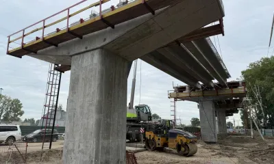 Путепровод в Белогорске строят с опережением графика