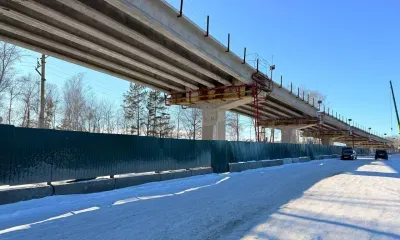 Путепровод в Белогорске возводится с опережением графика