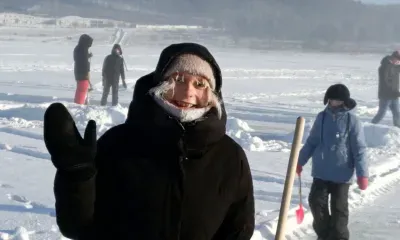 Ледовые открытки к Новому году появились в Белогорске и Сковородино