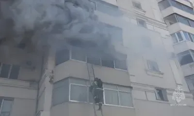 Пожар напротив МЧС произошел в Благовещенске