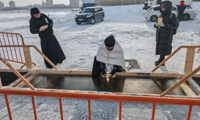 Освященную купель открыли в Благовещенске