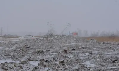 Строительство дороги на въезде в Белогорск продолжается несмотря на морозы