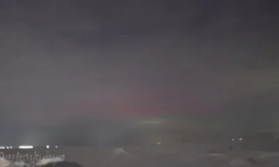 Северное сияние дважды за один день наблюдали в Амурской области