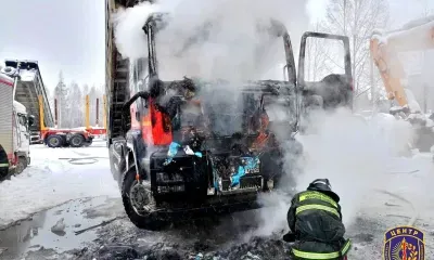 Самосвал коммерческой организации горел в Селемджинском округе