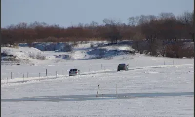 Зимнюю дорогу между Свободным и селом Введеновка снова открыли