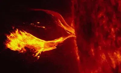 Сильная вспышка неожиданно произошла на Солнце