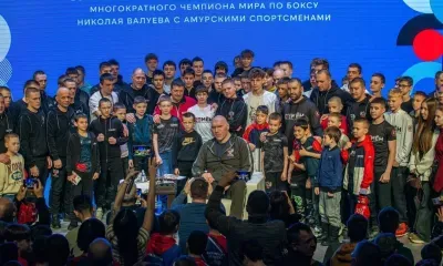 Звезда бокса Николай Валуев рассказал амурчанам о своем коронном ударе