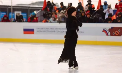 Фигуристка Евгения Медведева о выступлении на реке Амур: "Все чувства не описать"