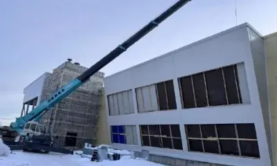 Региональный спорткомплекс в Чигирях готов более чем наполовину