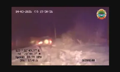 Сугроб остановил автомобиль мужчины, который скрывался от ГАИ