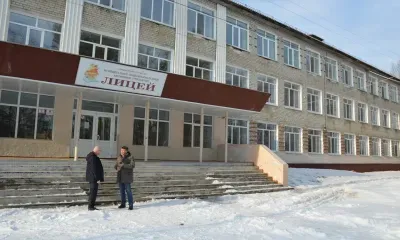 Капремонт в лицее, который еще ни разу не ремонтировали, продолжается по нацпроекту