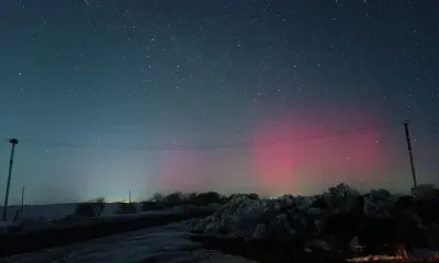 Северное сияние сфотографировала амурский астроном возле Тамбовки