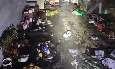 Склад в селе Чигири спасли три расчета пожарных