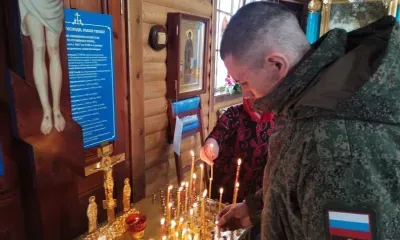 Верующие военные посетили Пасхальные богослужения