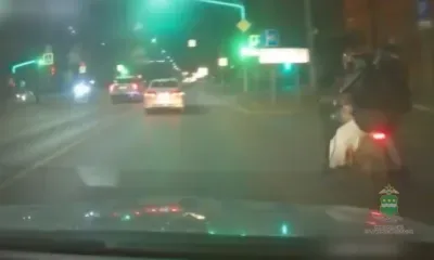 Мотоцикл с тремя пассажирами преследовали в Благовещенске