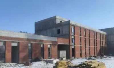 Стройка Дома социального обслуживания в Благовещенске идет по плану