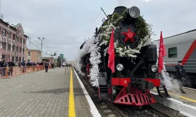 Ретропоезд «Победа» будут встречать в столице Приамурья насыщенной программой мероприятий