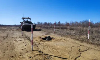 Обкатку танками испытали на себе мотострелки ВВО на амурском полигоне