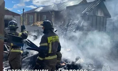 Погибшего мужчину нашли при пожаре в амурском селе