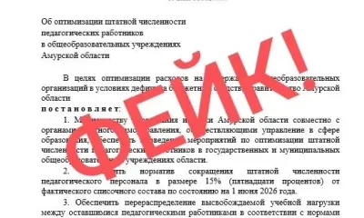Информацию о сокращении учителей опровергли в Приамурье