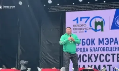 Двукратный чемпион России по бодибилдингу Валерий Юшкевич приехал в Благовещенск