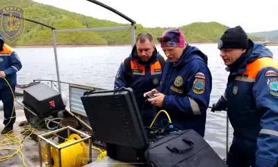 Уникальный подводный дрон выпустили в воду в Приамурье