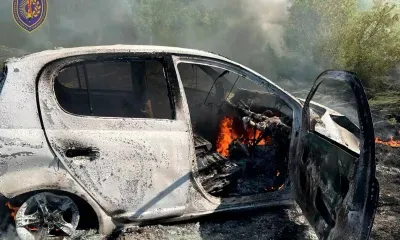 Автомобиль выгорел полностью: водитель осталась без транспорта после ДТП