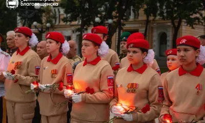 Огненные картины войны и Свеча памяти: погибших в Великой Отечественной войне вспомнили сегодня в Приамурье