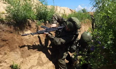 Вести бой в лесу учатся амурские военнослужащие