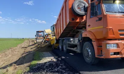 Ремонт почти завершен на четырех километрах трассы Екатеринославка - Тамбовка - Константиновка