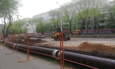 Трубы для теплоснабжения скоро начнут менять на улице Театральной в Благовещенске