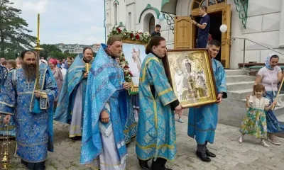 К молитве в честь явления Богородицы на Амуре присоединились паломники из Хабаровского края