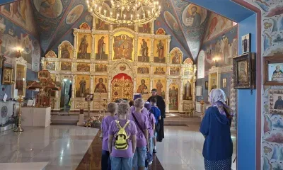 Маленькие гости побывали в Храме Святой Ксении Петербургской