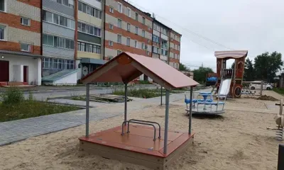 Современное пространство создают во дворе дома в Райчихинске