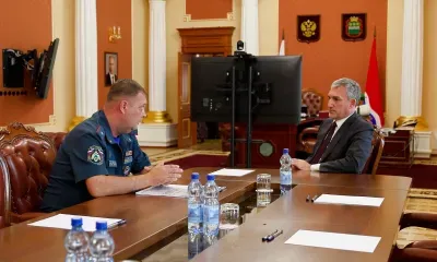 Василий Орлов встретился с новым начальником управления МЧС