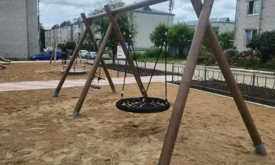 Два двора обновили в Свободном: ведется их приемка